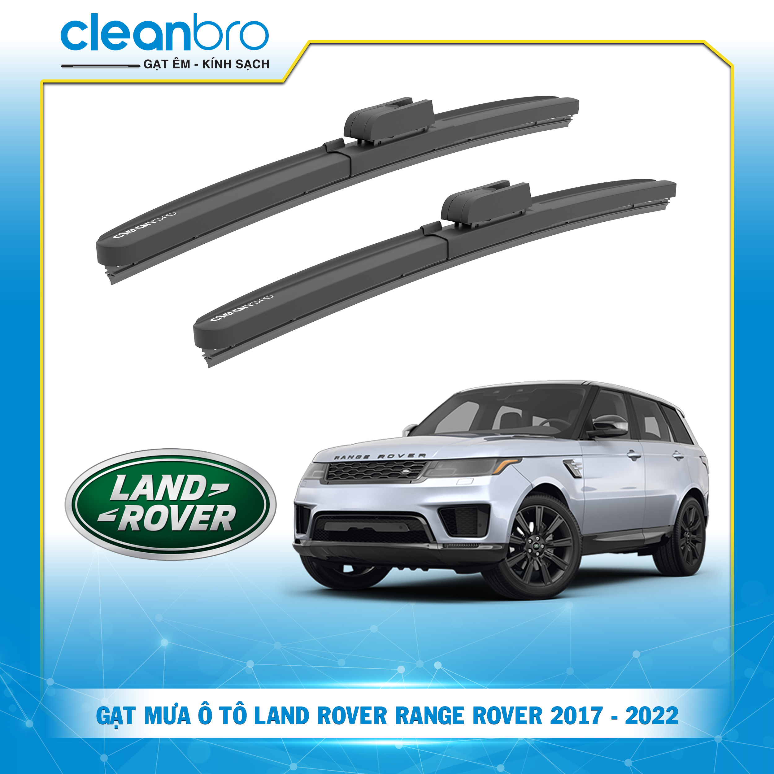 Gạt mưa ô tô hiệu ứng lá sen Land Rover Range Rover [2017-2022]